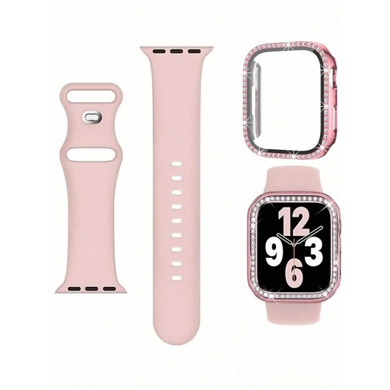 2026款 G261 跨境外贸新款一件代发时尚纯色蝴蝶扣硅胶表带