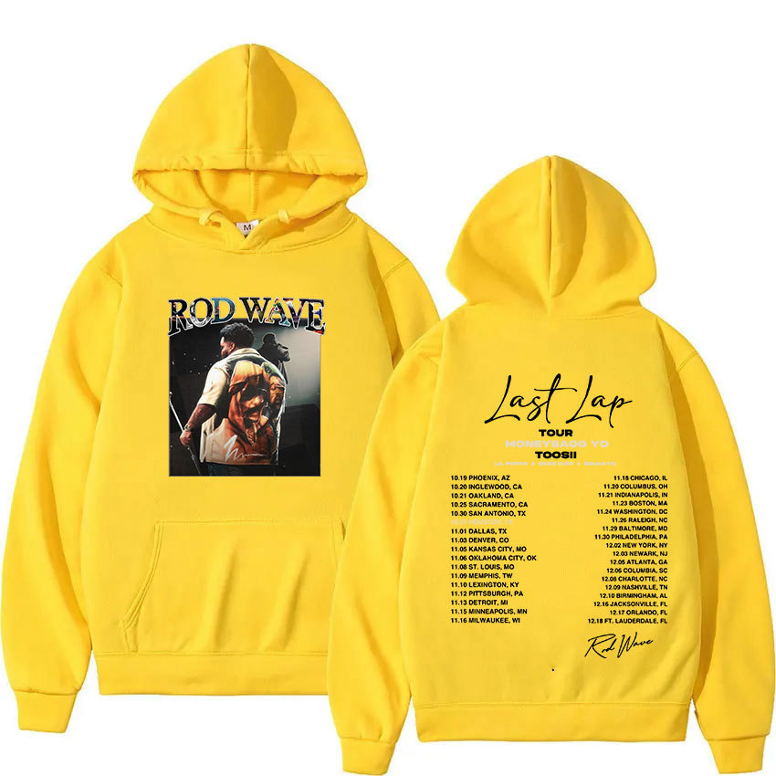 Rod Wave Last Lap Tour 2024 Album Hoodie Men Women Vintage F