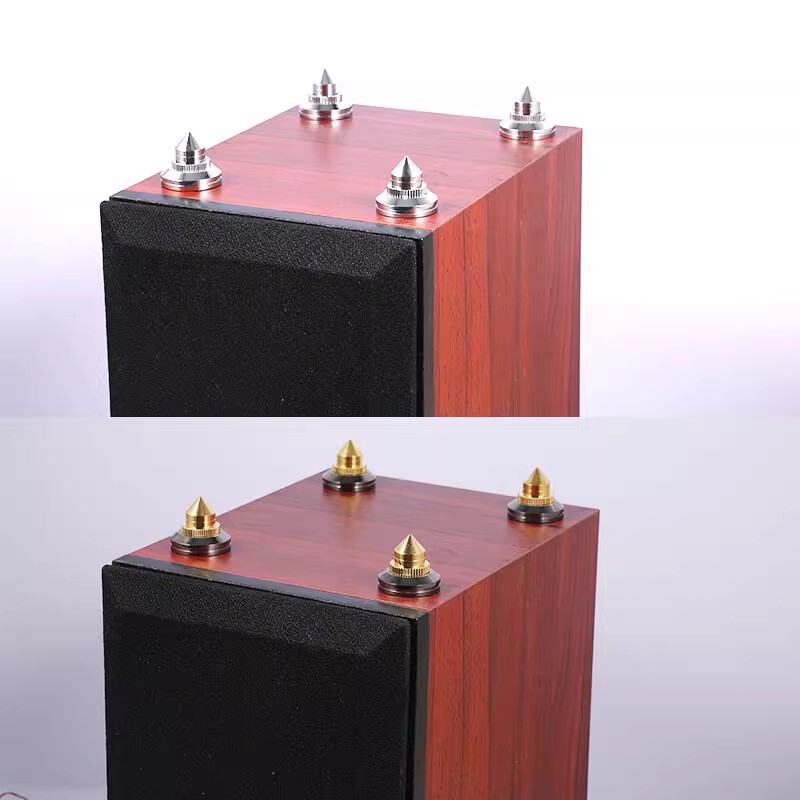 スピーカーの振動回避足釘防振hifi発熱足パッドサブウーファー家具が高くなった新しい純銅ビデオ部品|undefined