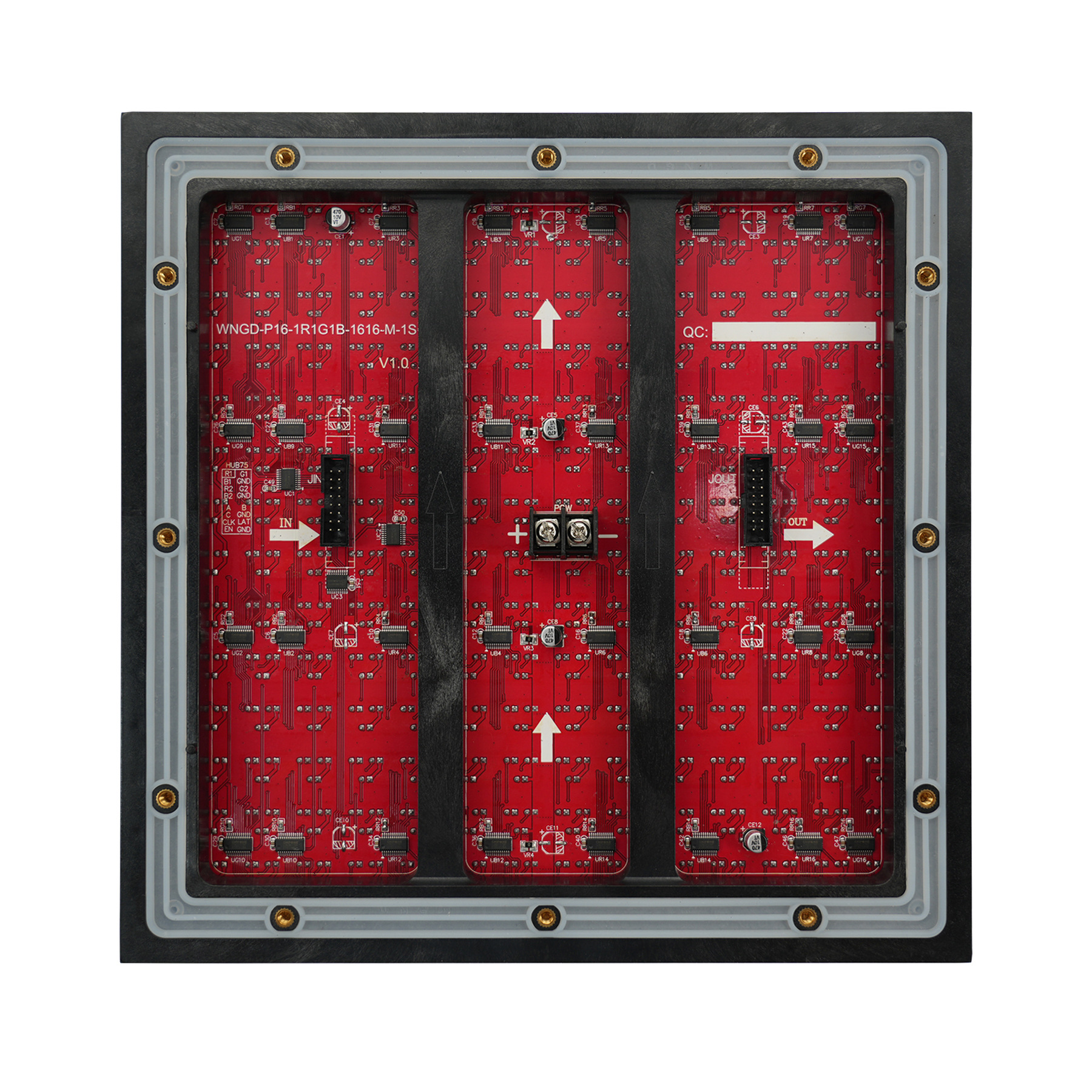 ����ȫ��LED������ʾ��P16��ͨ���͹���ģ��