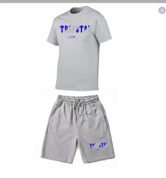 Camiseta de manga corta de algodón para hombres de verano de comercio exterior ins marca de moda camiseta suelta para hombres de todo fósforo Top deportivo