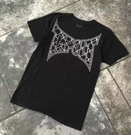 ストリート Tapout Tシャツ Y2K メンズ ヒップホップ レターグラフィック プリント オーバーサイズ Tシャツ 原宿|undefined