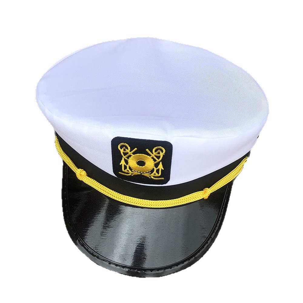 Sexo bordado sombreros de la marina comercio exterior Europa y América sabor sombrero militar plana al por mayor partido marinero sombrero ropa interior accesorios