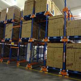 穿梭式货架-食品 饮品 化工 烟草批量大高密度仓库存储货架