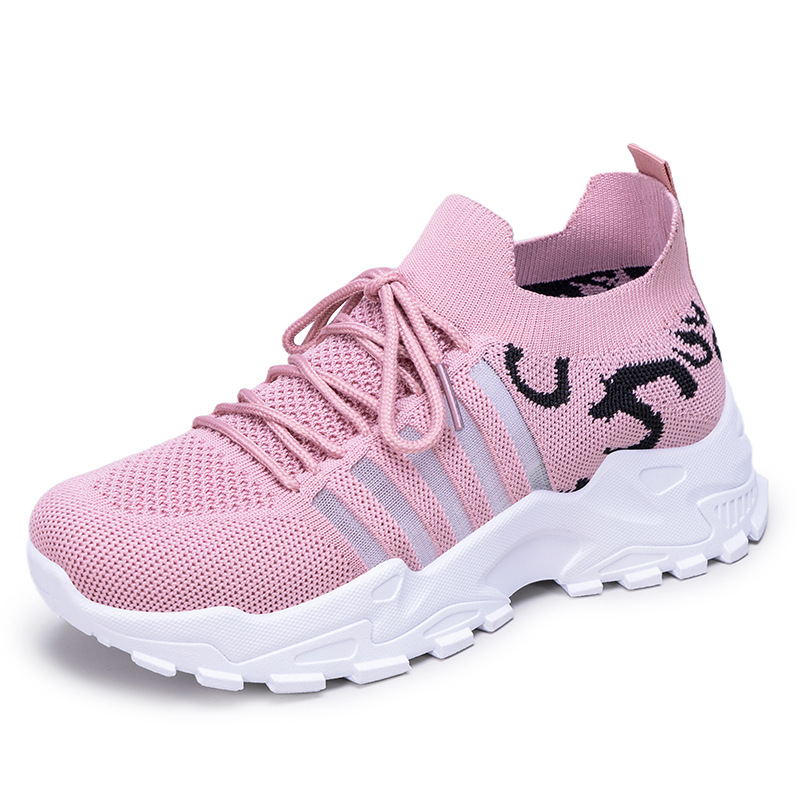 Zapatos de mujer zapatos de primavera de comercio exterior zapatos de malla de tamaño grande zapatos deportivos transpirables retro zapatos casuales coreanos