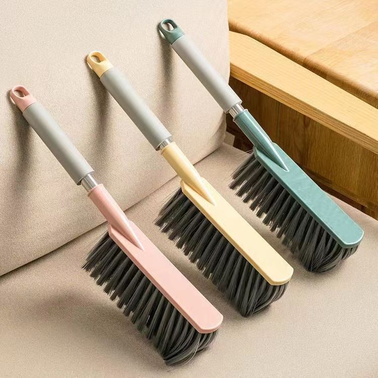 ベッドブラシ、ベッド掃除用ブラシ、家庭用ベッドブラシ、ステンレス製長柄、家庭用掃除、学生寮用ベッド掃除、柔らかい毛ブラシ|undefined