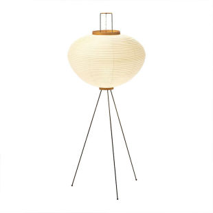 Japanese-Style Noguchi Yosuke Rice Paper Floor Lamp Wabi-Sabi Style Rice Paper Floor Lamp Living Room Study Bedroom Internet-Famous Led Lamp