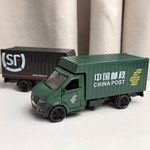 合金车仿真卡车邮政车模型儿童顺丰送货货车玩具汽车快递车男孩礼