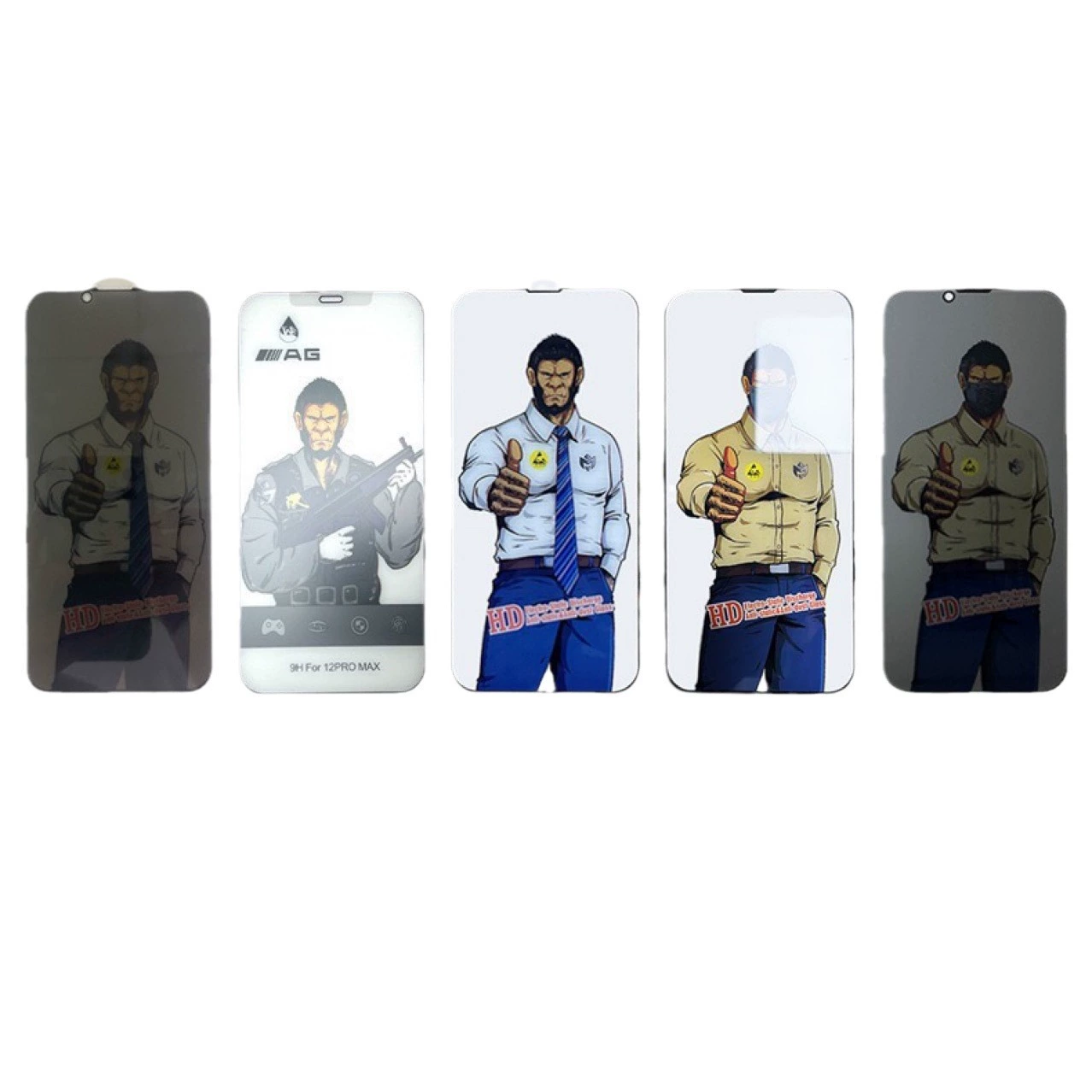 Защитное стекло из закалённого стекла (Apple) iPhone 14 — матовое против бликов, антиотпечатков