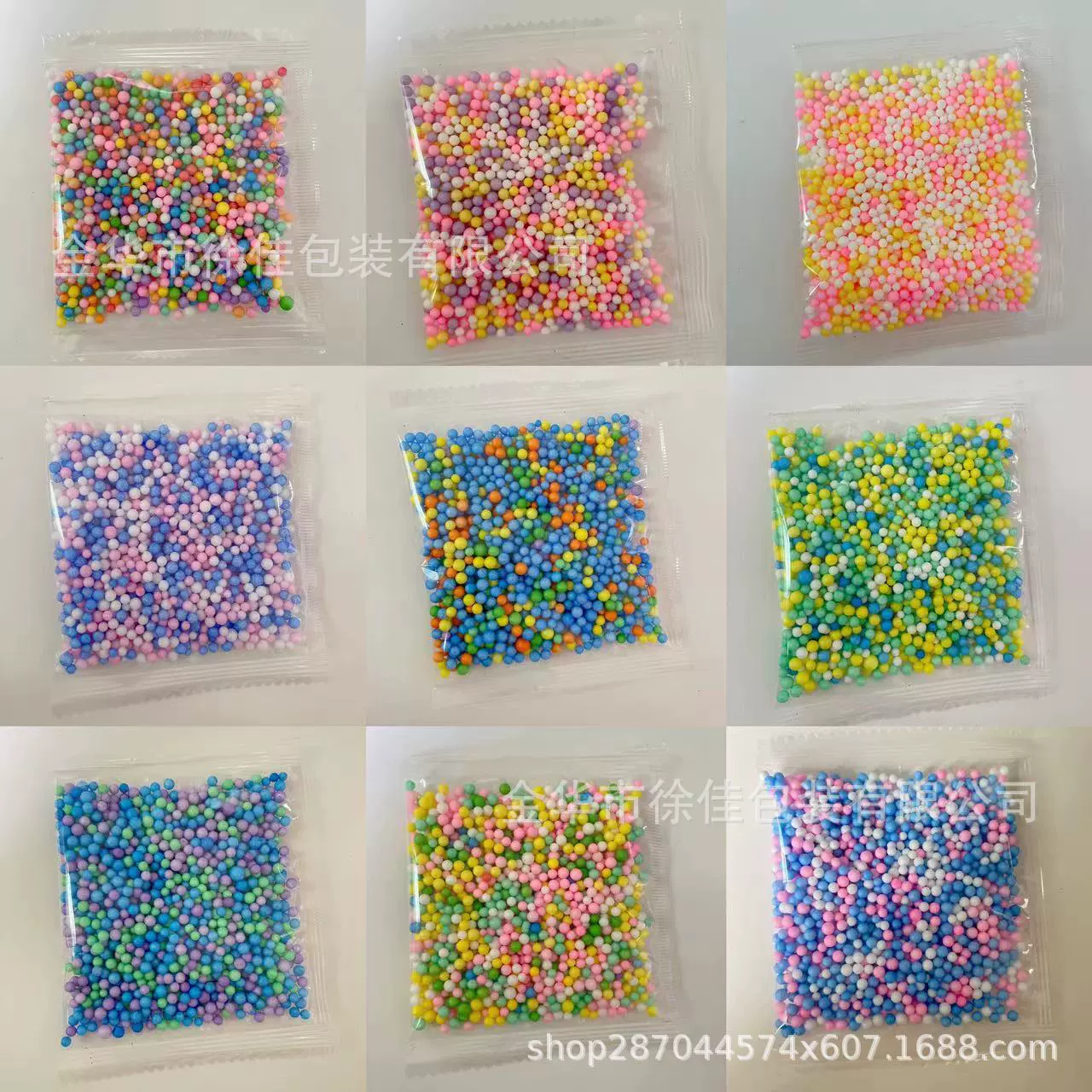 Небольшой мешок пены гранулы пены шарики макарон цвета пены шарики пены шарик diy материал слизь наполнитель