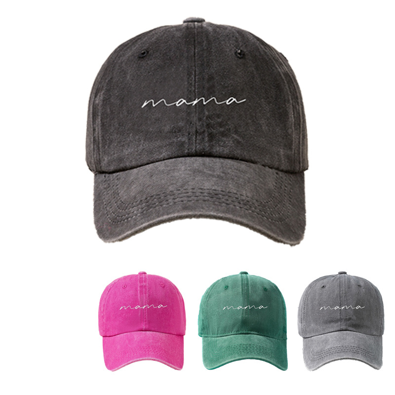 154g Weight Baseball Cap Hats Type Casual, Daily, Street Occasion Unisex Basic Retro Letter Embroidery Curved Eaves Baseball Cap