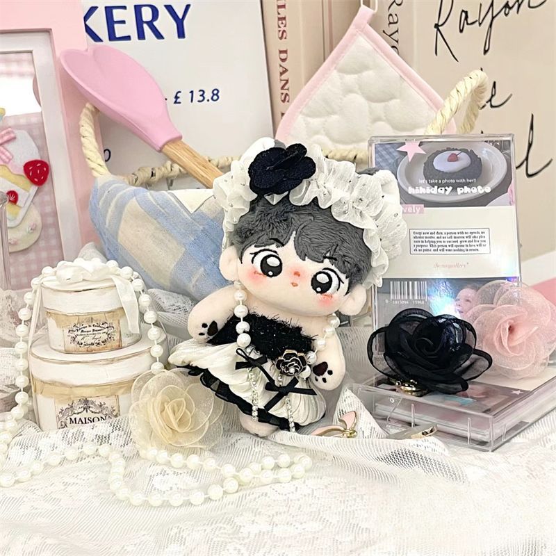 Белый аксессуар для волос, 20см