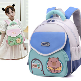 Cartoon Kidsren's Schoolbags New Kindergarten First Grade Schoolbags 3-7 Years Old Boys and Girls Spine Protection Backpack Trendy