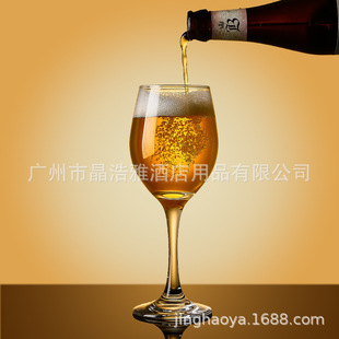Craft Beer Glass Crystal Glass Lead-free Juice Drink Glass Water Glass Large-size High-foot Big-belly Wine Glass Draft Beer Cup