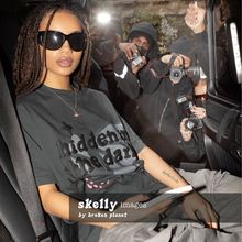 英潮高街BPM卡通蝙蝠发泡字母印花休闲短袖T恤夏ins