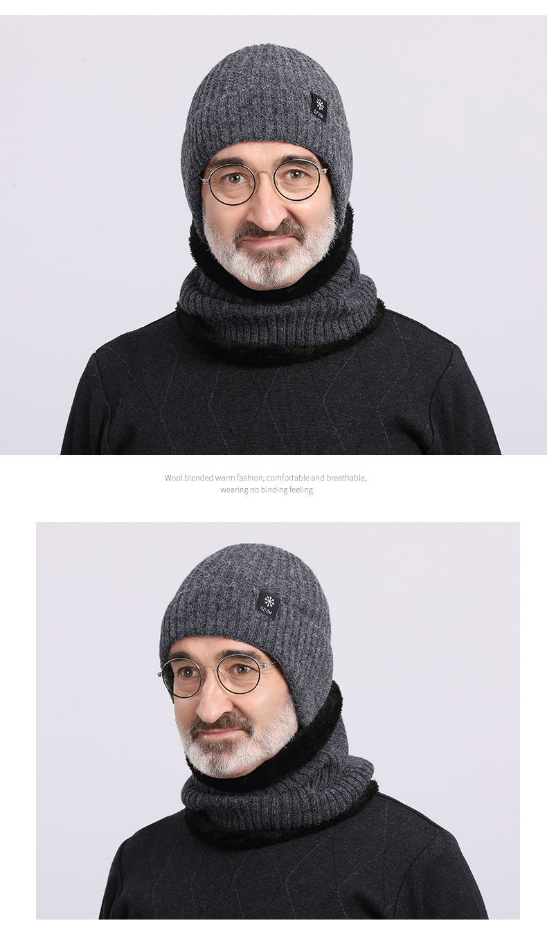 Uued keskealiste ja eakate mütsid meestele, talvine soojendus ja kõrvakaitse eakatele, isale ja vanaisale, paksendatud kootud villamüts meestele_voghion.com