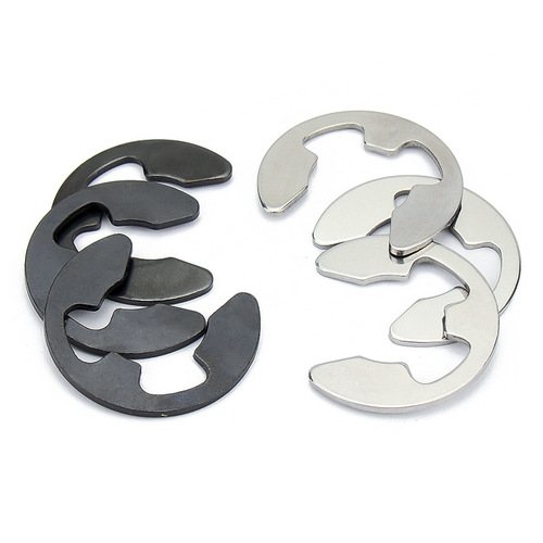 304 stainless steel E-type circlip open retaining ring E-shaped snap ring snap ring buckle 2/2.5/3/GB896/DIN6799