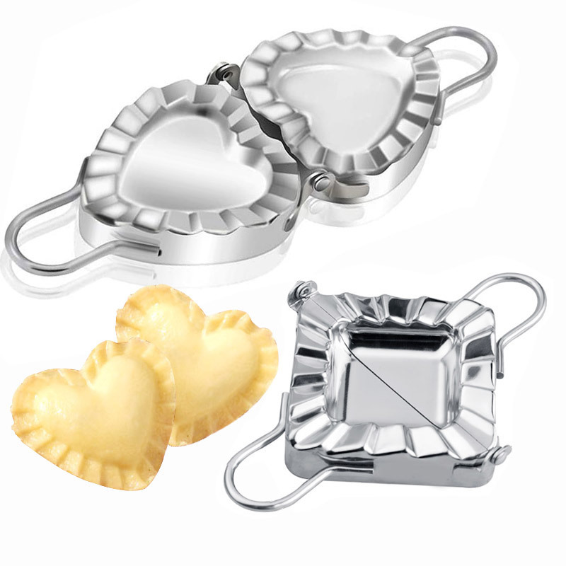 Dumpling-Making Tool 304 Stainless Steel Dumpling Maker Heart-Shaped Creative Dumpling Mold Dumpling Skin Tool