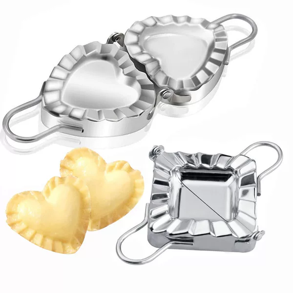 Dumpling-Making Tool 304 Stainless Steel Dumpling Maker Heart-Shaped Creative Dumpling Mold Dumpling Skin Tool