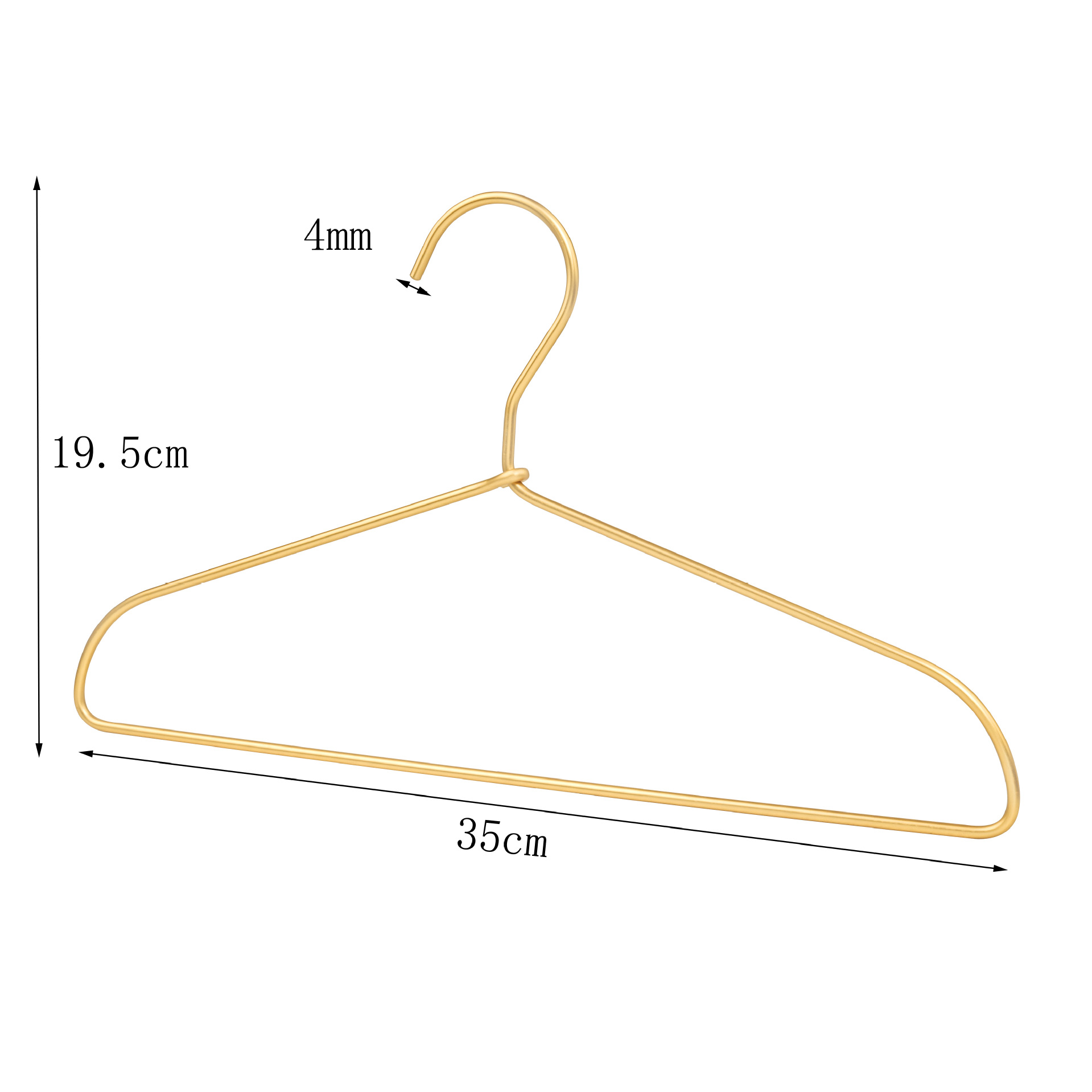 Percha de aluminio no impresa pantalones de secado de metal pantalones de rack clip percha de aleación de aluminio sin costura ropa gruesa antideslizante soporte ventas directas de fábrica