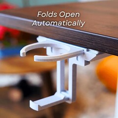 クロスボーダーold Out Desk Cupholder折り畳み式テーブル下カップラック爪式伸縮可能な飲料ラック
