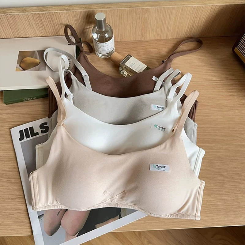 Модаль без следов нижнее белье тонкая маленькая грудь собирается на защиту от провисания