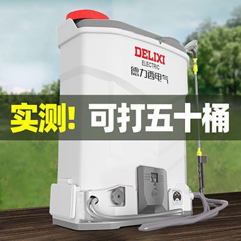 德力西电气可拆卸电池喷雾器水泵背负式池打药机打农药喷洒器代发