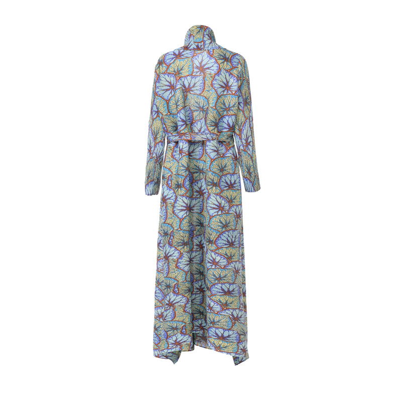 Arab Saudi Dubai Travel Robe Middle East 2024 New Women's Pleated Cardigan Dress Foreign Trade Wholesale_ecoleips.com