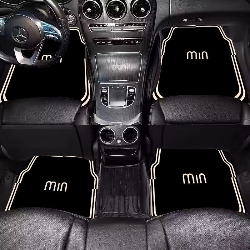Light Luxury Style Universal Car Floor Mat, Diatomaceous Earth Foot Mat, Single Absorbent Mat for the Driver's Seat, Dirt-Resistant and Easy to Clean Car Mat