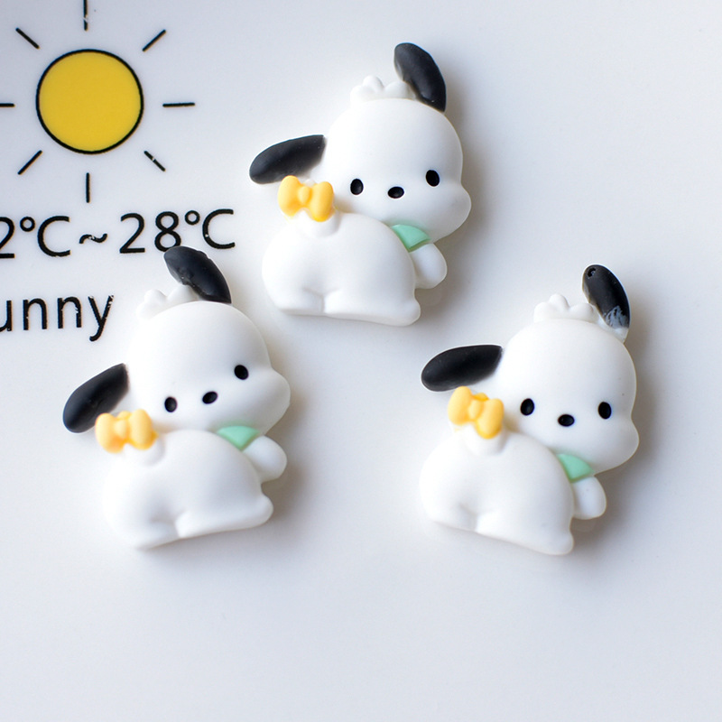人気アニメかわいい子犬樹脂アクセサリー携帯電話ケース髪飾り靴クリームゴム材料ide1.|undefined
