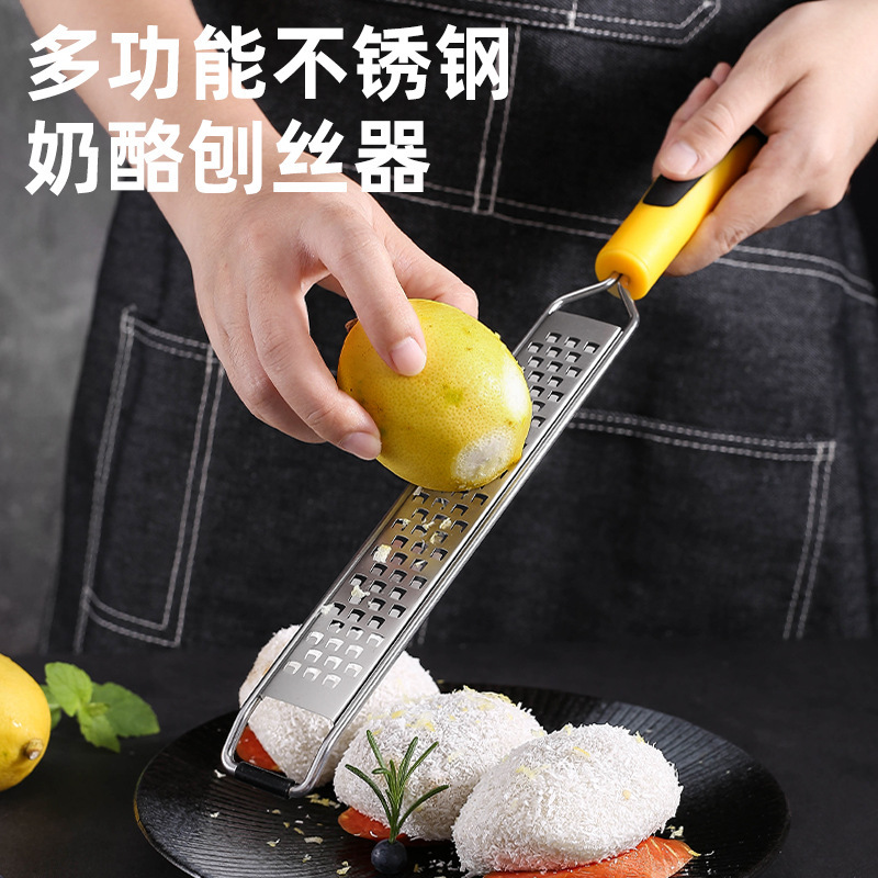 Нержавеющая сталь Лимонная терка Удобная ручка для кухни сырный строгатель для выпечки сыра имбирь строгание кухонный гаджет