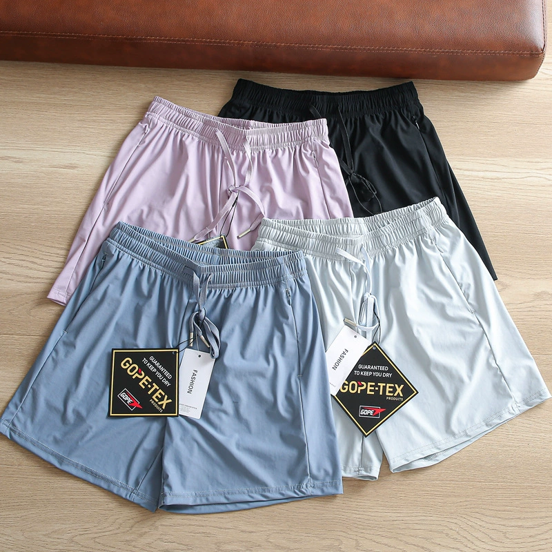 Модель молнии! Птицы! Женские 4-х укороченные брюки летние домашние виды спорта ледяной шелк быстрого высыхания, дышащие повседневные укороченные брюки