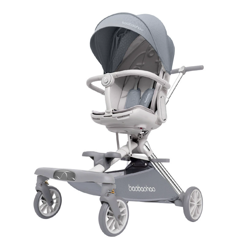 Children's foldable stroller to go out with seat, can sit and lie