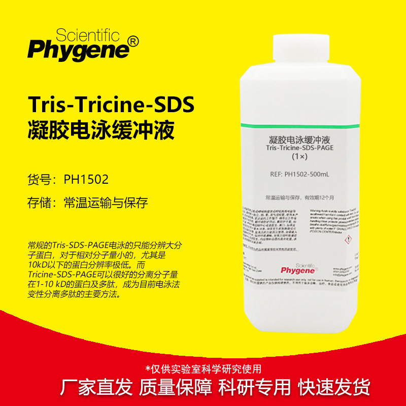 Tris-Tricine-SDS-PAGE 凝胶电泳缓冲液 小分子蛋白电泳液