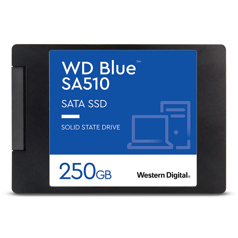 Blue系列 250GB SSD固态硬盘 SA510 SATA3接口 3D技术 高速读写