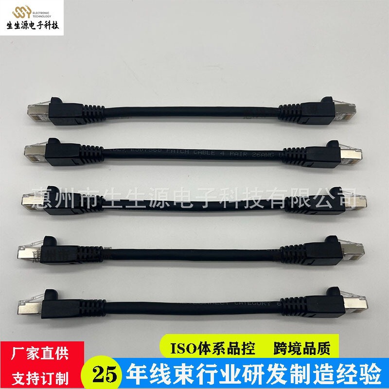 Category 6 Super Double-Shielded Pure Copper Core Wire and Braided, 10g Transmission High-Speed Network Cable Cat6A Lan Cable