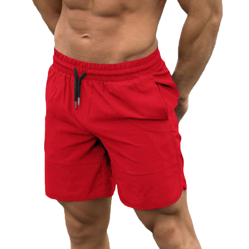 Outdoor Fitness Muscle Men's Shorts Casual 5/4 Breathable and Sweatwicking Shopee Beach Sports Pants_senzul.com
