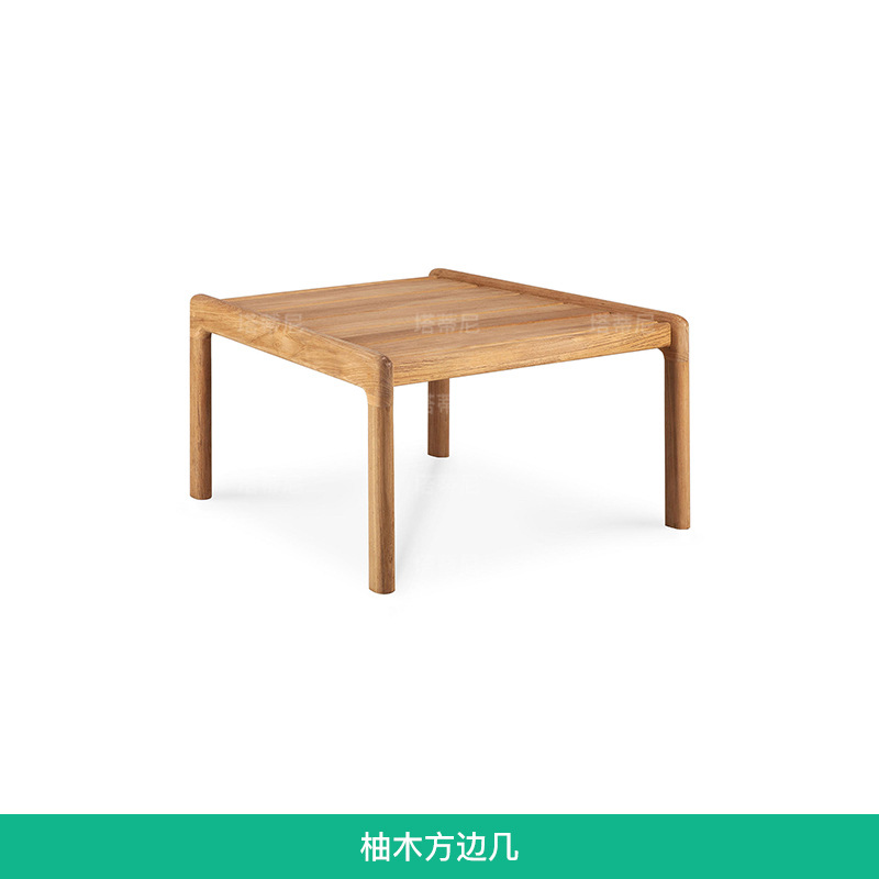 Sofá de teca para exteriores, muebles resistentes a la lluvia para jardín, patio, balcón, terraza de villa, conjunto de sofás de madera maciza para ocio.