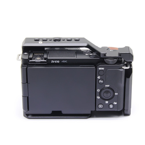 Suitable for Song zve10 rabbit cage wooden handle protection frame Sony ZV-E10 camera frame multi-position expansion