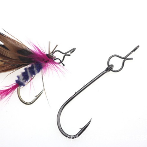 Wholesale fly bait quick hanging buckle fly bait pin fly fishing lure fishing gear accessories convenient and quick bait change fly fishing 3
