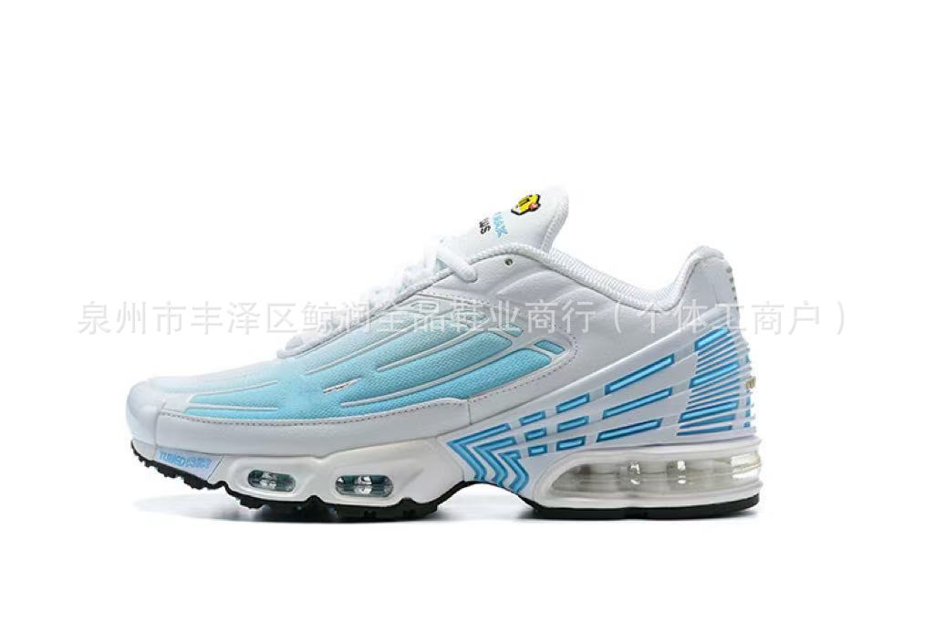 Transfronterizos exclusivos para TN3 zapatos de cojín de aire de cuero para hombres y mujeres, zapatos deportivos casuales de empalme PLUS3 zapatos de carrera de comercio exterior