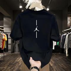 夏の新しい aj フライング ルーズ t シャツ男性と女性の学生半袖若者カップルトップス t シャツ
