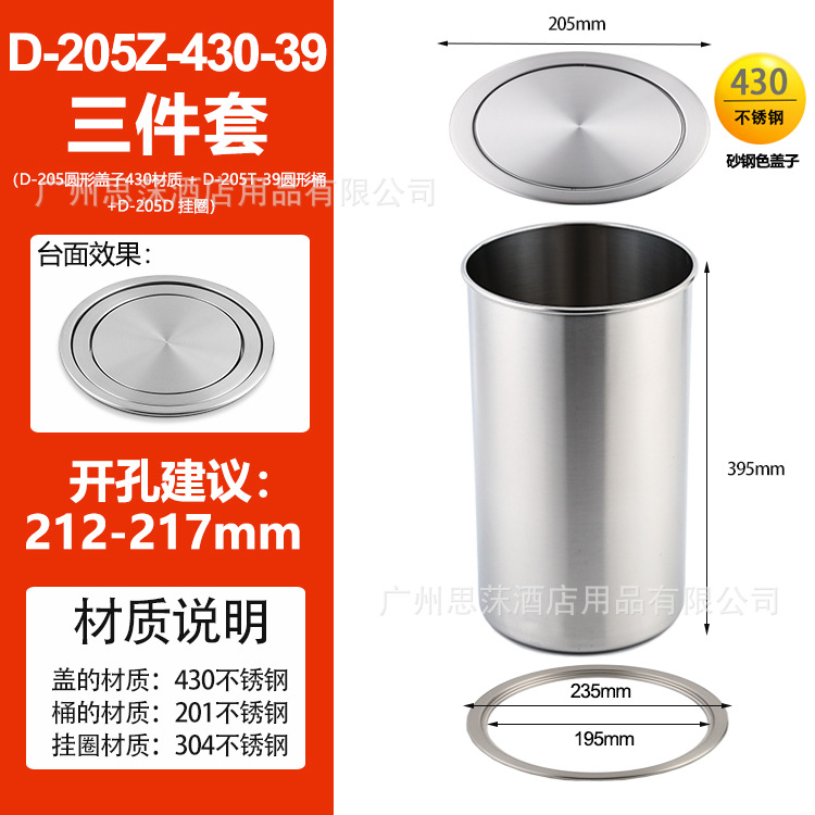 Cubierta de mesa incrustada basura puede cubrir cubierta de acero inoxidable cubierta Rocker cubierta Flip cocina lavabo herramientas cubierta oculta