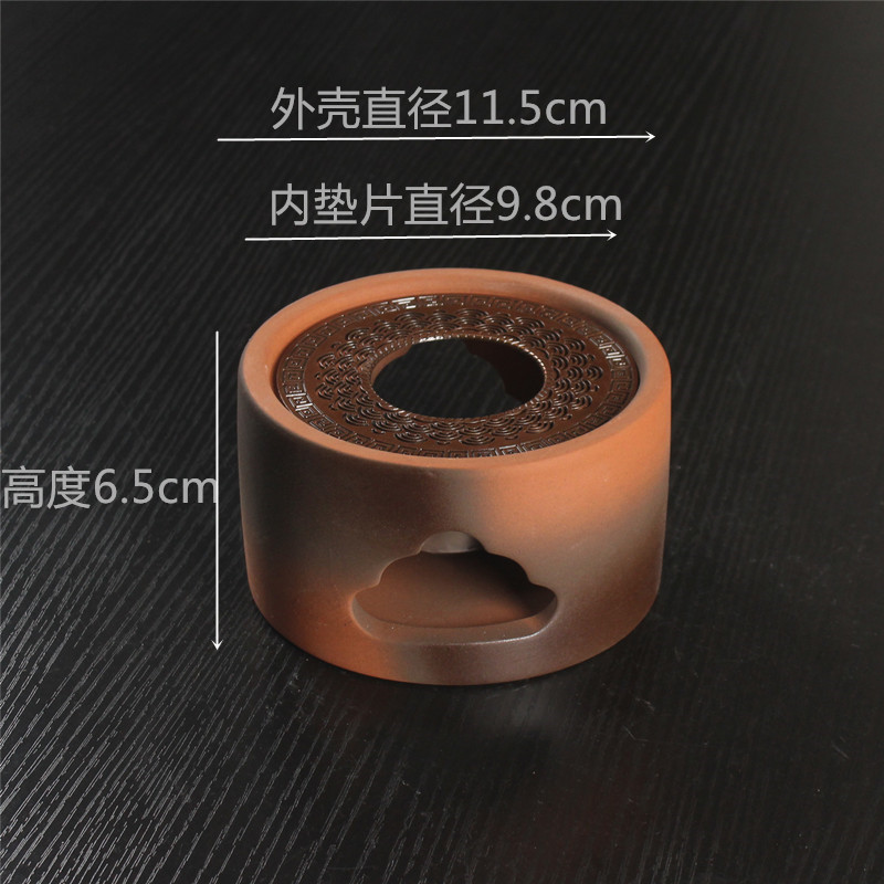 Vela de estilo japonés tetera calentador de té base tetera doméstica calefacción calentador de té Kung Fu ceremonia del té cero con calentador de té caliente