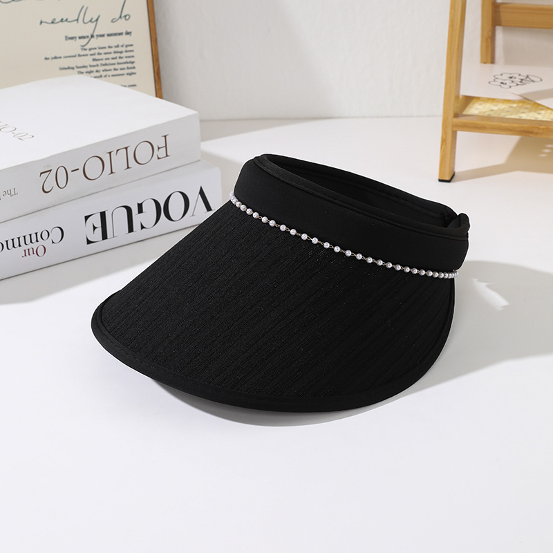 Sombrero de mujer, sombrero de protección solar de techo vacío transpirable de verano de alta gama, nueva moda, sombrero para el sol de ciclismo al aire libre