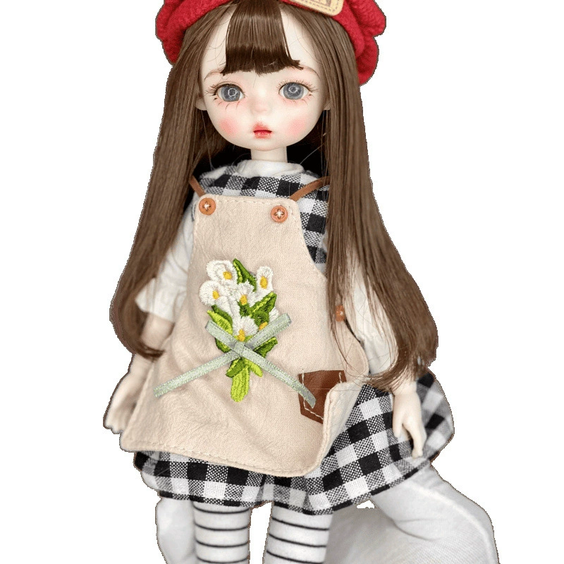 6 точек Домашний BJD30 см сустав mjd кукла Макияж кукла 3D реальный глаз девочка игрушка наряд кукла