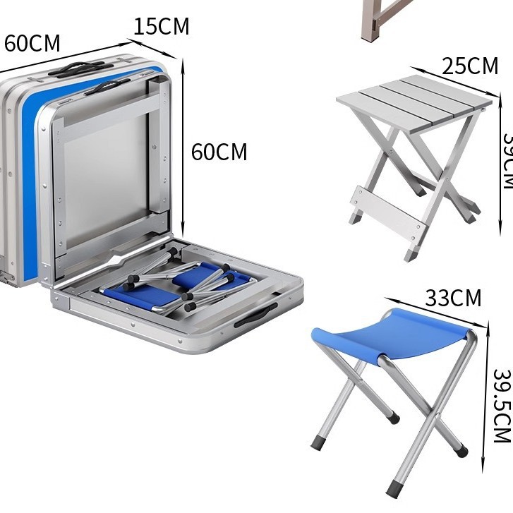 Taburetes plegables de aleación de aluminio taburetes plegables al aire libre taburetes plegables de aleación de aluminio ligeros taburetes plegables de aleación de aluminio estables mazza