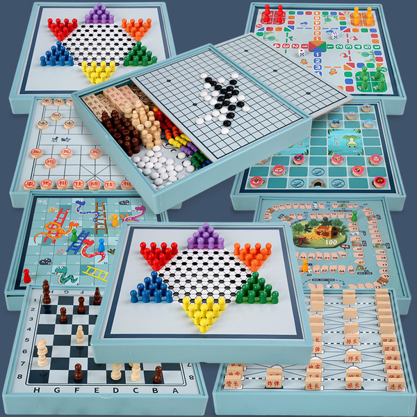 Wooden universal Airplane chess