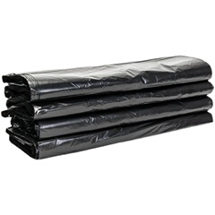 Household reusable heavy-duty backless plastic bag, black medium size, wholesale for kitchen