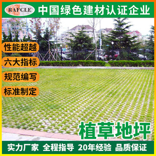 Permeable concrete ecological green grass planting floor high bearing grass planting floor parking lot construction
